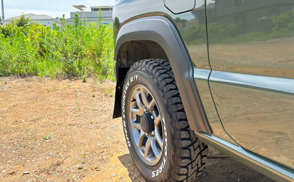 ジムニー9mm以内オーバーフェンダー